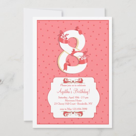 Stip Nuber 8 Uitnodiging (Voorkant)