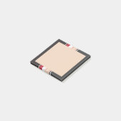 Stipes vet retro stijl post-it® notes (Schuin)