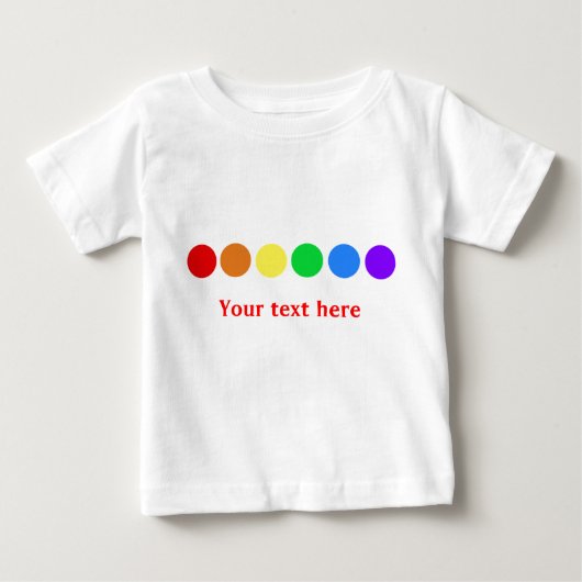 Stippel regenboog - aanpassen (Voorkant)