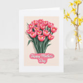 Stippelbloemboeketkaart Kaart (Gele Bloem)