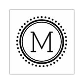 stippelcirkel familie monogram stempel (Afrduk)