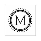 stippelcirkel familie monogram stempel (Design)