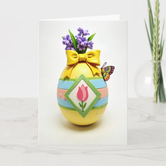 Stippelei Ei Lente Kaart (Voorkant)