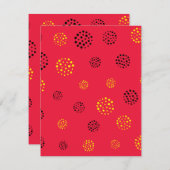 Stippelpatroon 12 notitiekaartje (Voorkant / Achterkant)