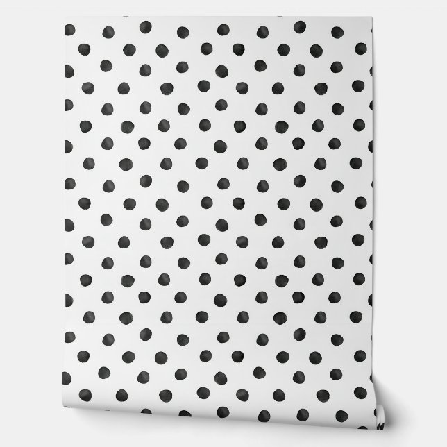 Stippen-a-Lot: Speelse Polka Dot Behang (Afrollen)