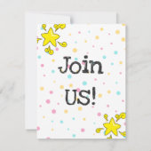 Stippen Aangepaste Foto Kaart (Achterkant)