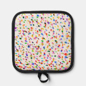 Stippen Abstract Kleurrijk Patroon Pannenlap (Voorkant)