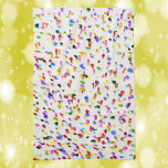 Stippen Abstract Kleurrijk Patroon Theedoek<br><div class="desc">Hou je van kleurrijke keuken accessoires? Hou je van kleurrijke keukenhanddoeken? Deze leuke keukenhanddoek heeft een abstract patroon van groene,  paarse,  gele,  rode en blauwe stippen die oorspronkelijk in marker zijn gedaan.</div>
