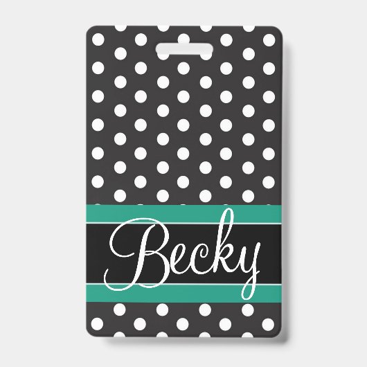 Stippen Bagagelabel / Badge (Voorzijde)