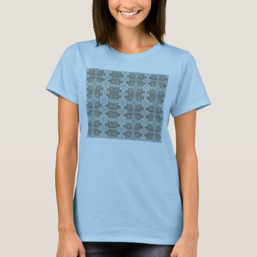 Stippen, balken t-shirt (Voorkant)