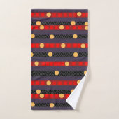 Stippen Banden Chevron Bad Handdoek (Handdoek)