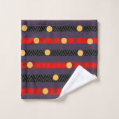 Stippen Banden Chevron Bad Handdoek (Wasdoekje)