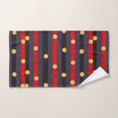 Stippen Banden Chevron Bad Handdoek (Handdoek)