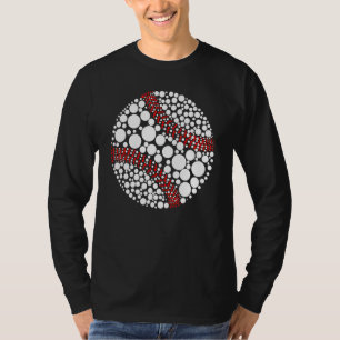 Stippen Baseballspeler Internationale Stippen Dag  T-shirt
