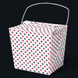 Stippen Bedankdoosjes<br><div class="desc">Dit cadeautjesdoosje is te zien in een rood,  wit en blauw stippenmotief.</div>