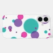 Stippen Betekenen leuk patroon Paarse roze blauwgr Case-Mate iPhone Case (Achterkant (horizontaal))