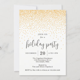 Stippen Bewerkbare kleurfeestdagen uitnodiging