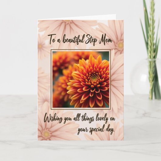 Stippen Bloemen Bewondering Kaart (Voorkant)