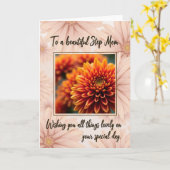 Stippen Bloemen Bewondering Kaart (Gele Bloem)
