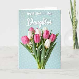 Stippen Bloemen Boeket Kaart