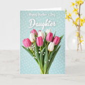 Stippen Bloemen Boeket Kaart (Gele Bloem)
