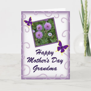 Stippen Bloemen Foto Frame Kaart