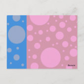 Stippen Briefkaart (Achterkant)