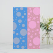 Stippen briefpapier (Staand voorkant)