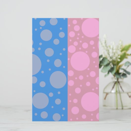 Stippen briefpapier (Staand voorkant)