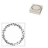 Stippen Circle Journal Rubberstempel (Gestempeld)