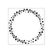 Stippen Circle Journal Rubberstempel (Afrduk)