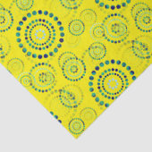 Stippen Circle Power Flowers II + uw backgr. en id Tissuepapier (Detail)