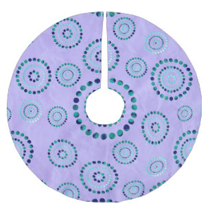 Stippen Circle Power Flowers + uw backgr. en ideeë Kerstboom Rok