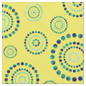 Stippen Circle Power Flowers + uw backgr. Stof (Close Up)