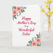 Stippen Crimson Script Kaart (Gele Bloem)