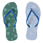 Stippen Custom Adult, slanke bandjes Teenslippers (Voetbed)