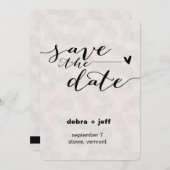 Stippen Datum opslaan Save The Date (Voorkant / Achterkant)