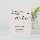 Stippen Datum opslaan Save The Date (Staand voorkant)