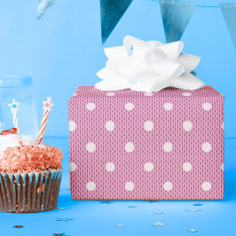 Stippen Delight Roze Inpakpapier
