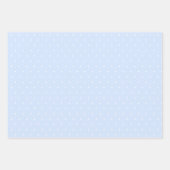 Stippen Drie Blauw Inpakpapier Vellen (Voorkant 2)