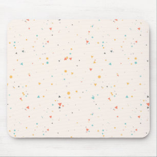 Stippen & Driehoek Confetti Patroon Muismat