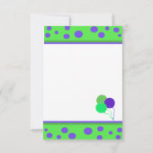 Stippen en ballonnen kaart (Achterkant)