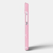 Stippen en bloemen Case-Mate iPhone case (Achterkant / Links)