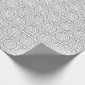 Stippen en Cirkels Lijnkunst Cadeaupapier (Hoek)