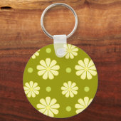 Stippen en Daisies Sleutelhanger (Voorkant)