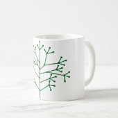 Stippen en Dashes Patroon Koffie Mok (Voorkant rechts)