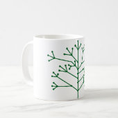 Stippen en Dashes Patroon Koffie Mok (Voorkant links)