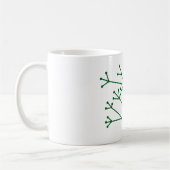 Stippen en Dashes Patroon Koffie Mok (Links)
