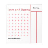 Stippen en dozen, potlood Game-reisformaat Notitieblok (Voorkant)