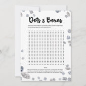 Stippen en dozen Vrijgezellenfeest Ice Breaker Gam Kaart (Voorkant)